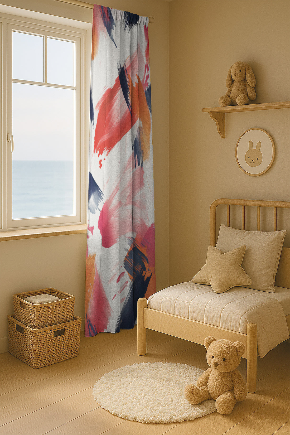 Modern Curtains Artful Abstract