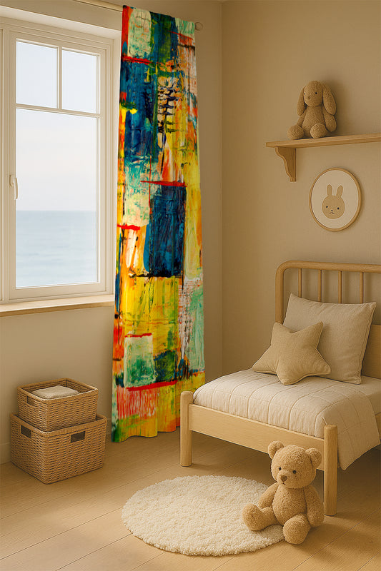 Modern Curtains Artistic Waves