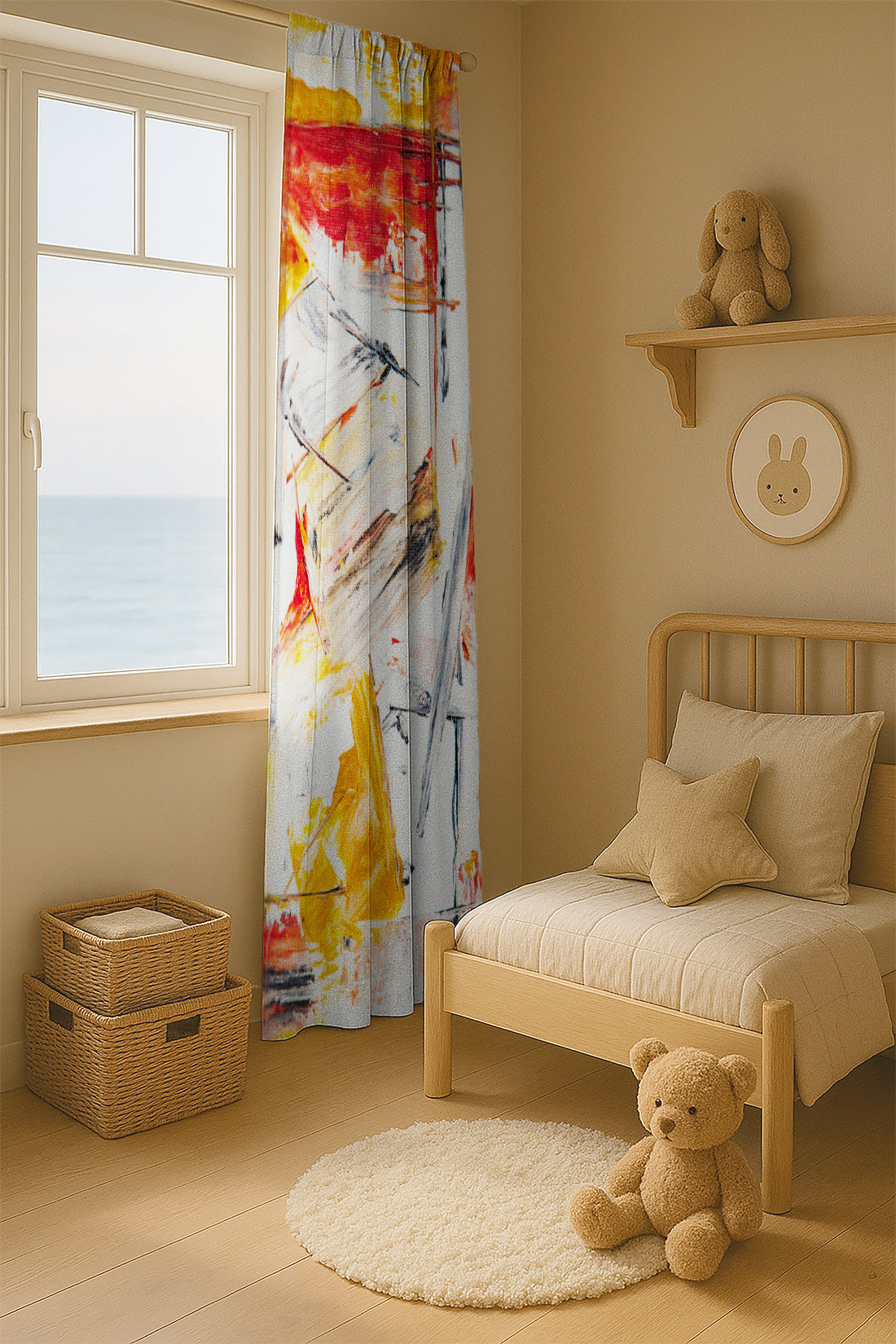 Modern Curtains Elegant Geometry