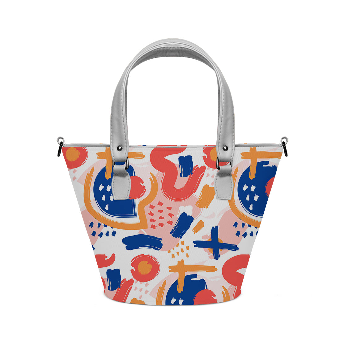 Sleek Aura Handbag Abstract Artistry