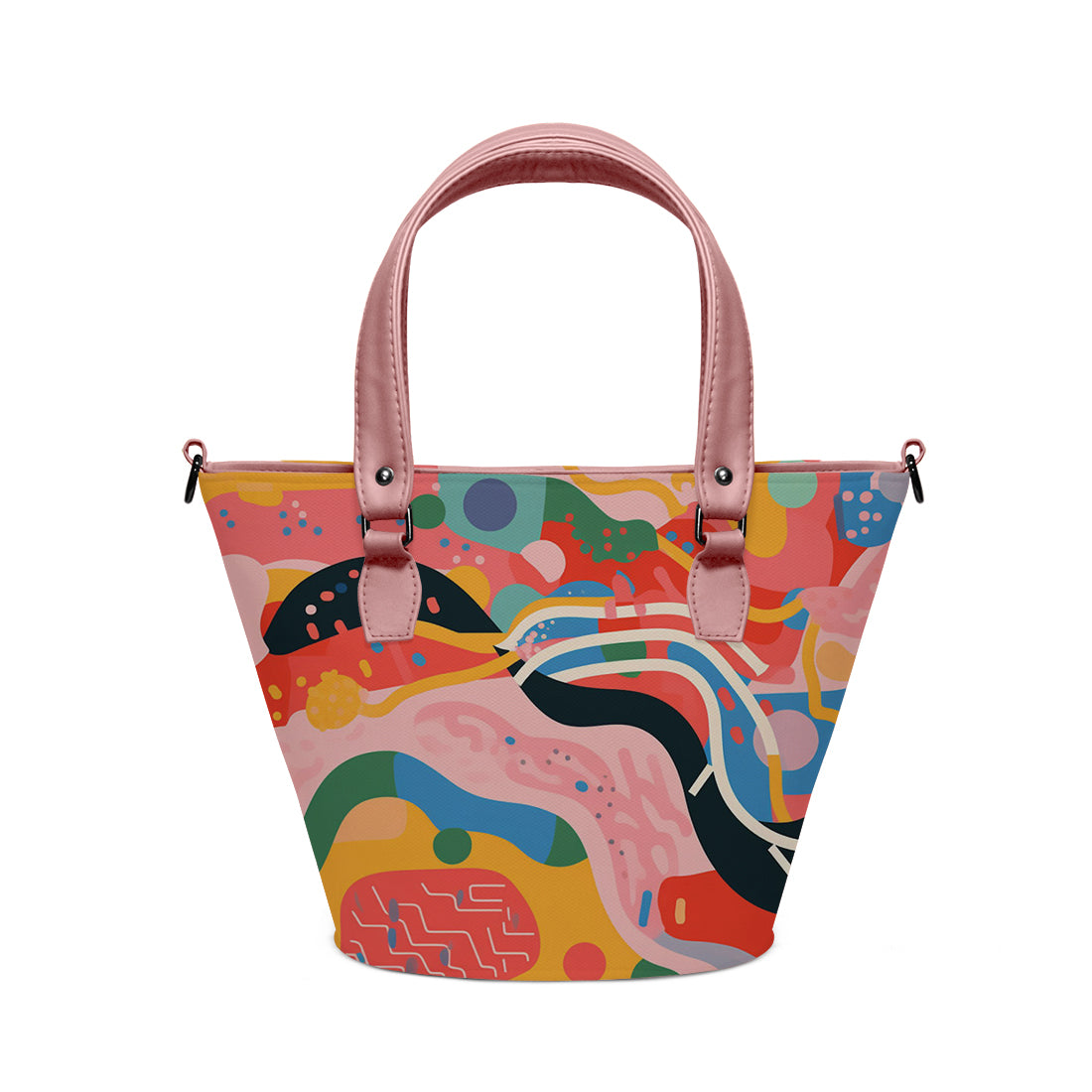 Sleek Aura Handbag Abstract Bliss