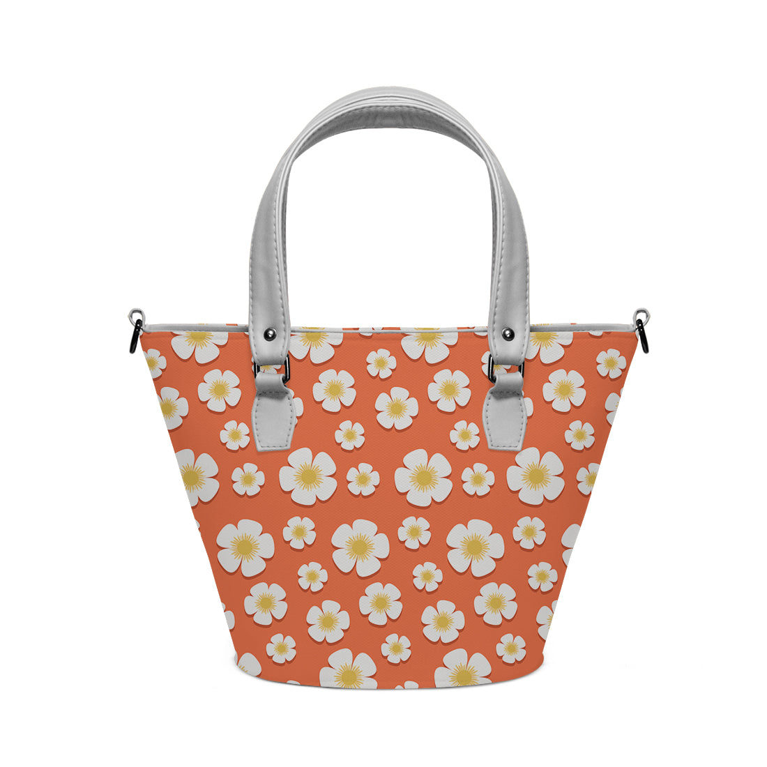 Sleek Aura Handbag Bright Flowers