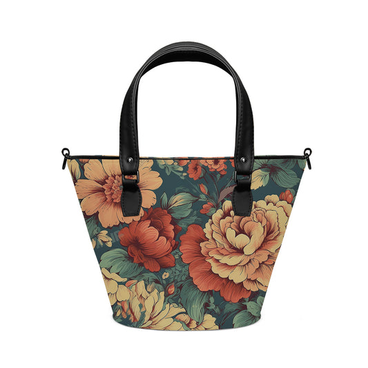 Sleek Aura Handbag Floral Charm
