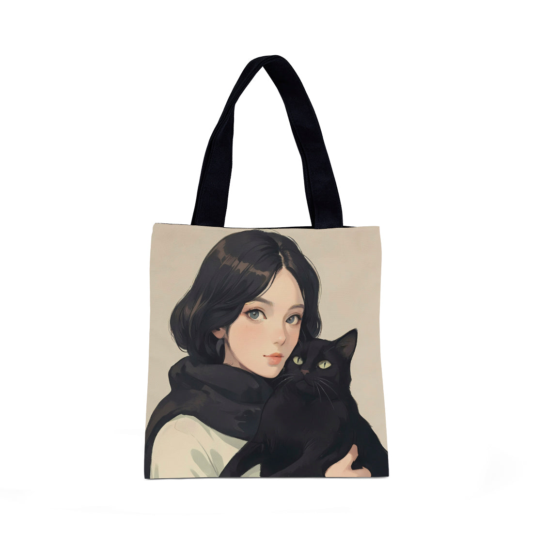 Tote Bag Cat Lady Chic