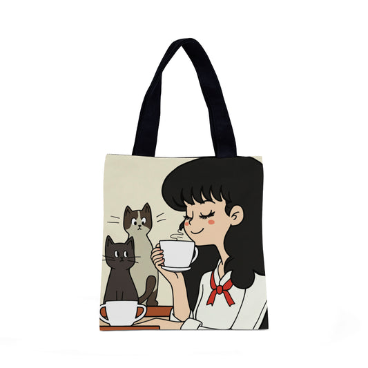 Tote Bag Coffee & Cats