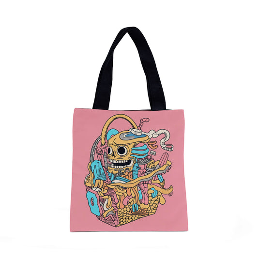 Tote Bag Pink Bones