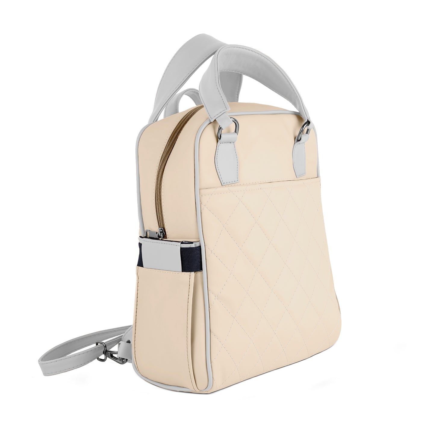 Velmora BackPack Beige & White
