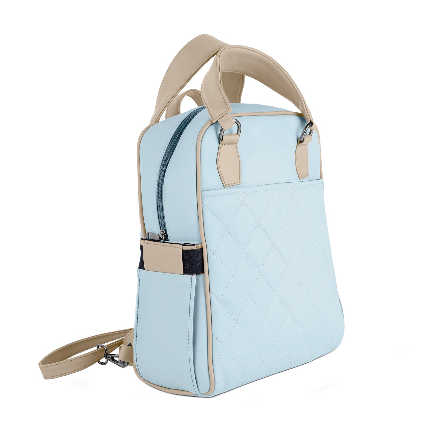Velmora BackPack Blue & Begie