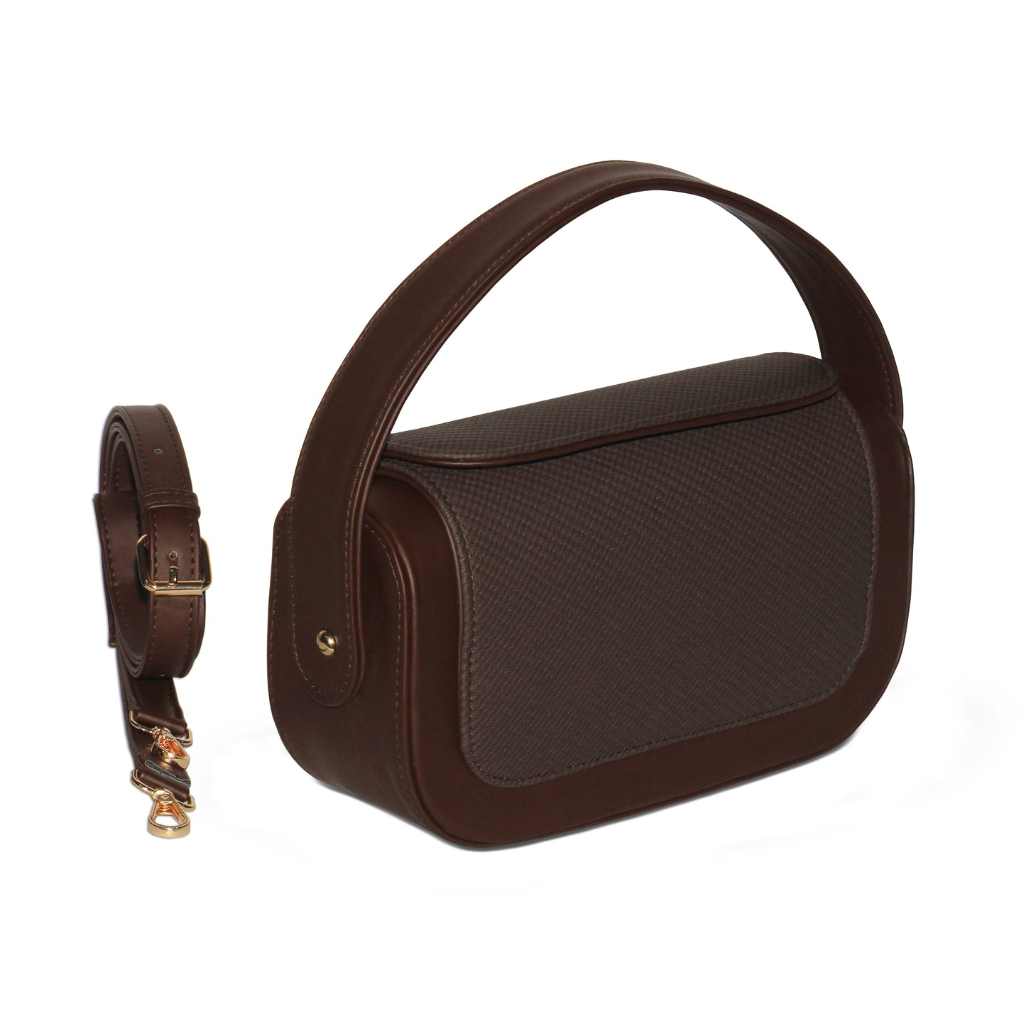 Riviera Crossbody – Deep Brown